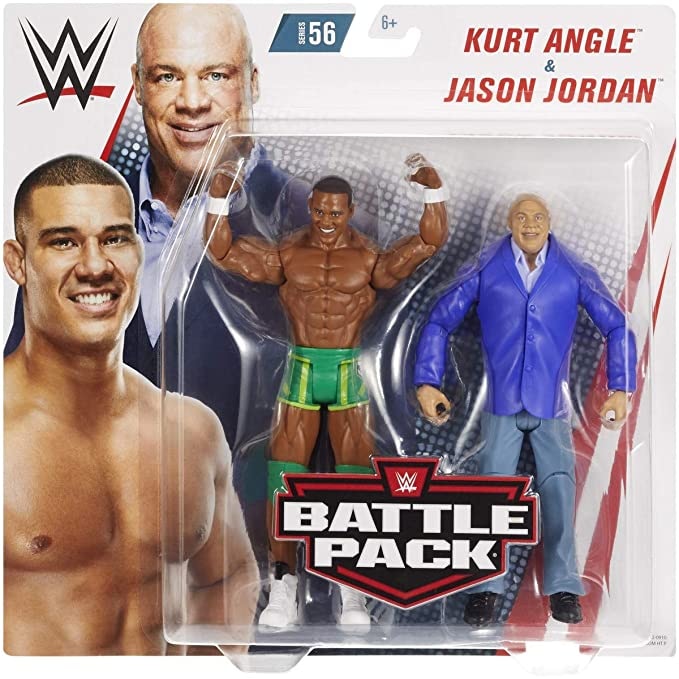 Buy MATTEL WWE Battle Pack Kurt Angle vs Jason Jordan - Cheap