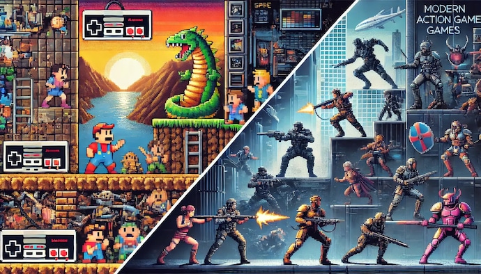 Comparing Modern vs. Retro Action Games: What's Changed?