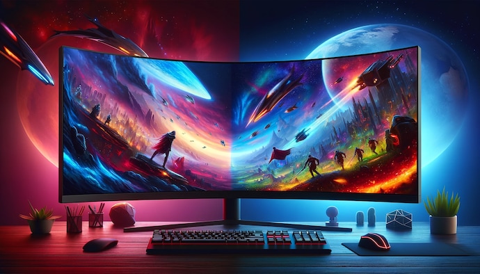 Curved vs. Flat Monitors: Which screen is best for gaming