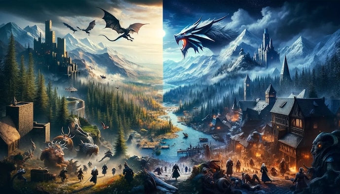 Elden Ring vs. The Witcher 3: A Clash of Epic Fantasy Worlds