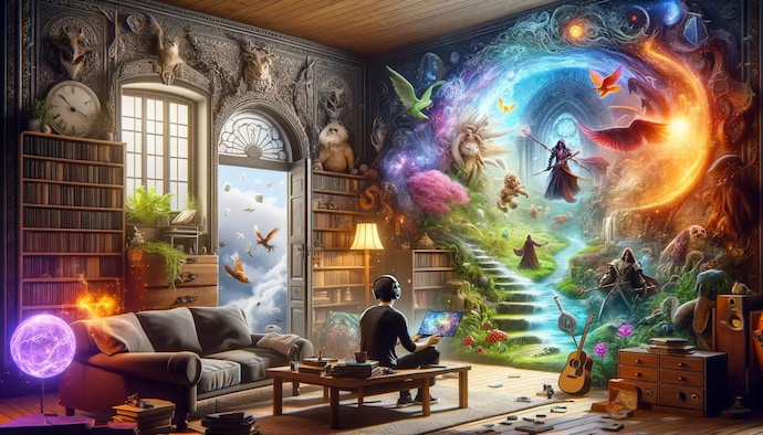 Escape the Real World Through RPG Games