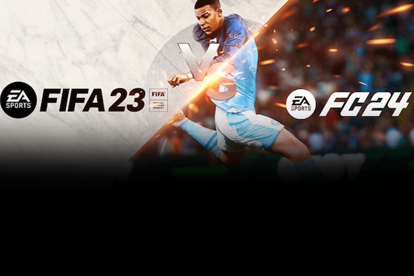 FIFA 23 vs. EA Sports FC 24 (Former FIFA 24) - Kicking off the past