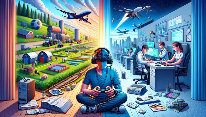 From Game to Career: How Simulation Games Can Inspire Real-World Professions