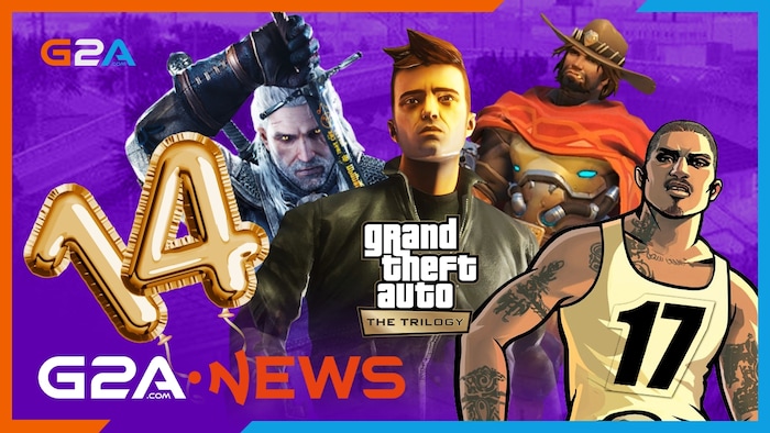 G2A News #10 GTA SAN ANDREAS | GTA TRILOGY | WITCHER | OVERWATCH | UNCHARTED