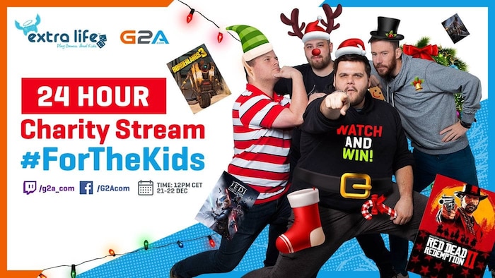 G2A partners up with Extra-Life for a 24-hour charity stream with Mikey Shines and friends
