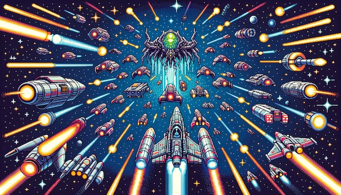 Games like Galaga: Embark on 5 Classic Space Shoot'em Ups