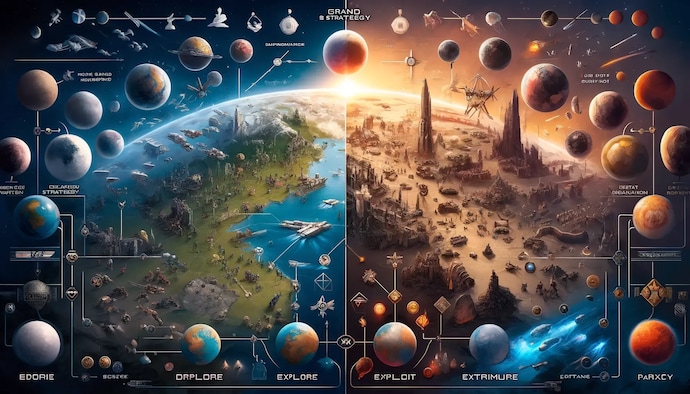 Grand Strategy vs 4X | Definition and comparison