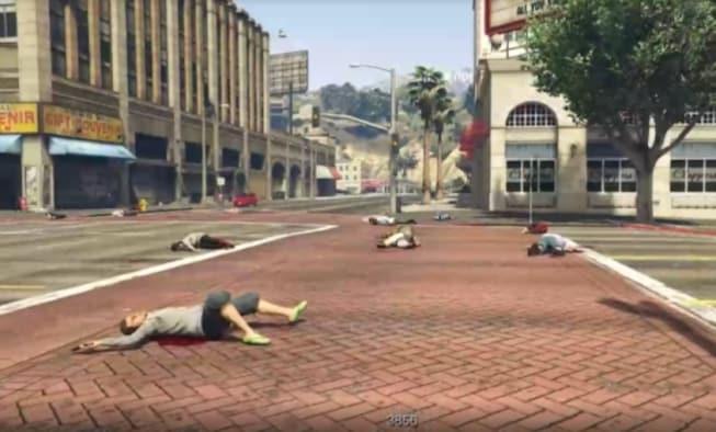 GTA V is being used in a performance piece about gun violence