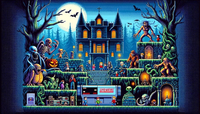 The Most Interesting 10 Super Nintendo Horror Games (SNES)