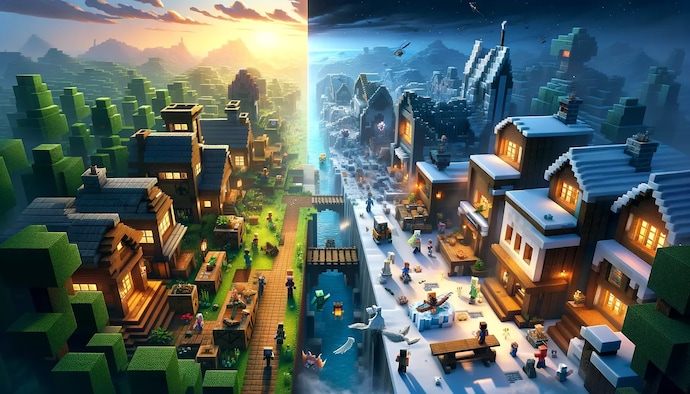 Minecraft Java vs Bedrock edition (Windows 10)