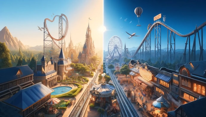 Parkitect vs Planet Coaster