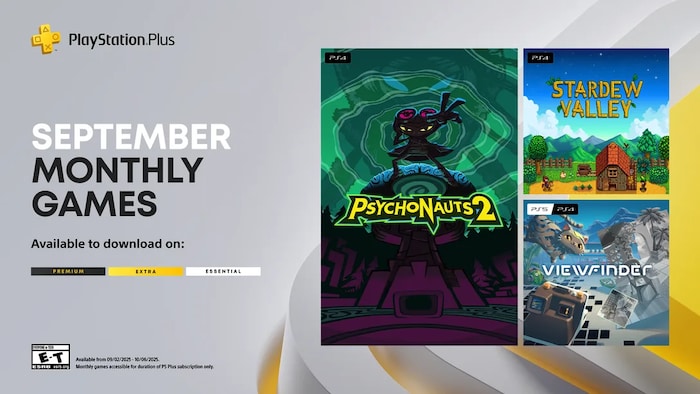 PlayStation Plus Essential for September Announced! Psychonauts 2, Stardew Valley, and Viewfinder - Available from September 2