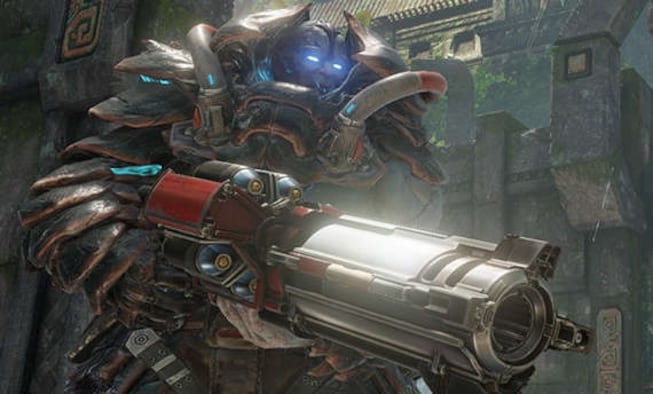 Quake Champions’ Scalebearer, a heavy hero, revealed