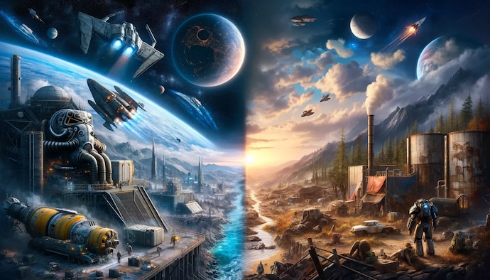 Starfield vs Fallout 4 Comparison | Space or Wasteland?