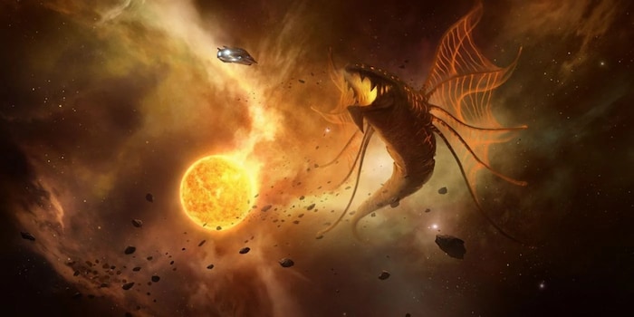 Stellaris introduces giant space monsters