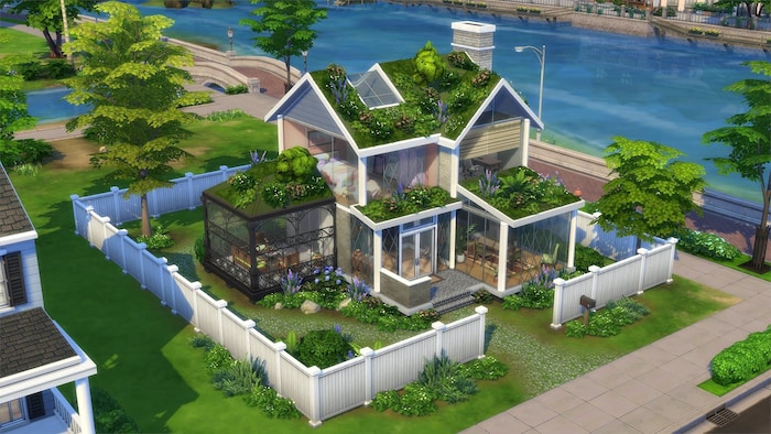 The Sims 4 Update Adds Glass Walls, Rooftop Plants, and a Touch of Chaos