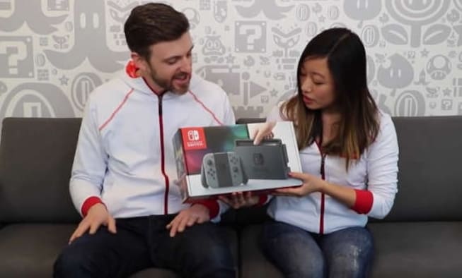 There’s an official Nintendo Switch unboxing