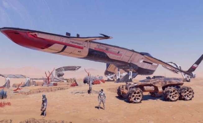 You will mine and upgrade your vehicle in Mass Effect Andromeda