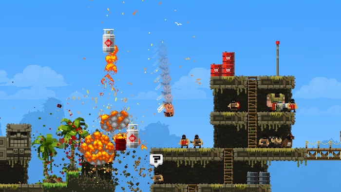 Broforce press square to pay respect 