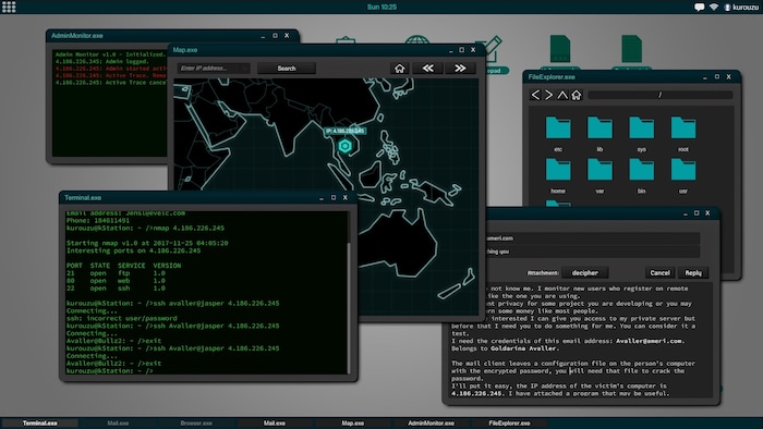 H.A.C.K. - A hacking simulation game where information is power