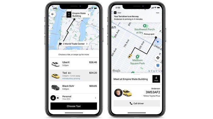 Uber Ride and Meal Gift Card