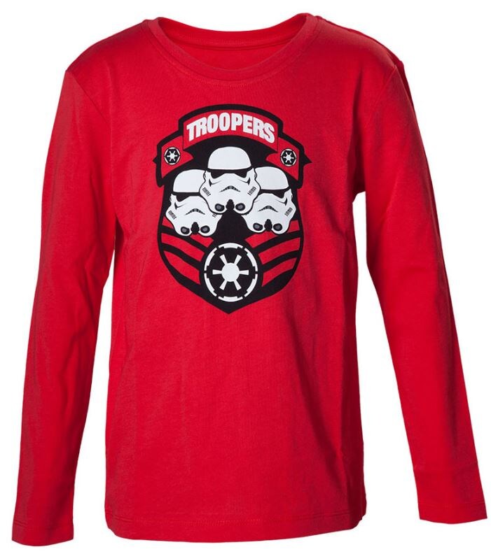 Star Wars - Troopers Red Shirt Red 122-128 cm - 1