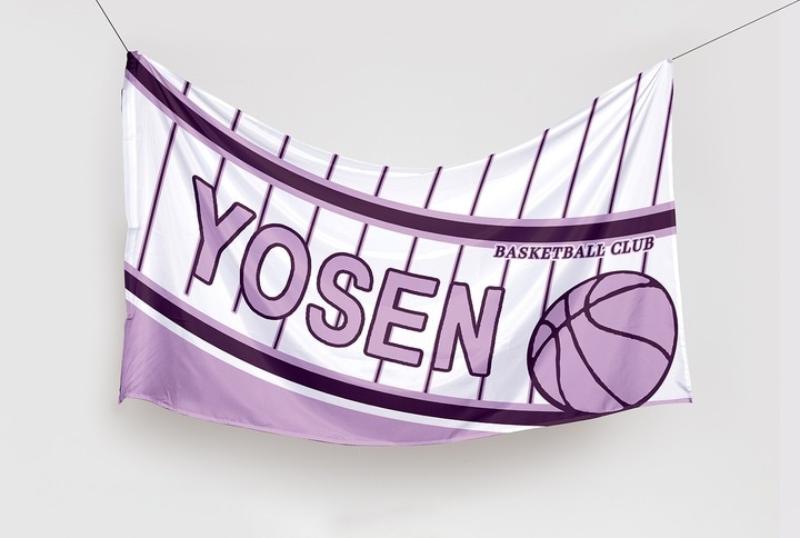 Flaga Kuroko no Basket Anime - Yosen Kuroko's Basketball Tri-Color - 1