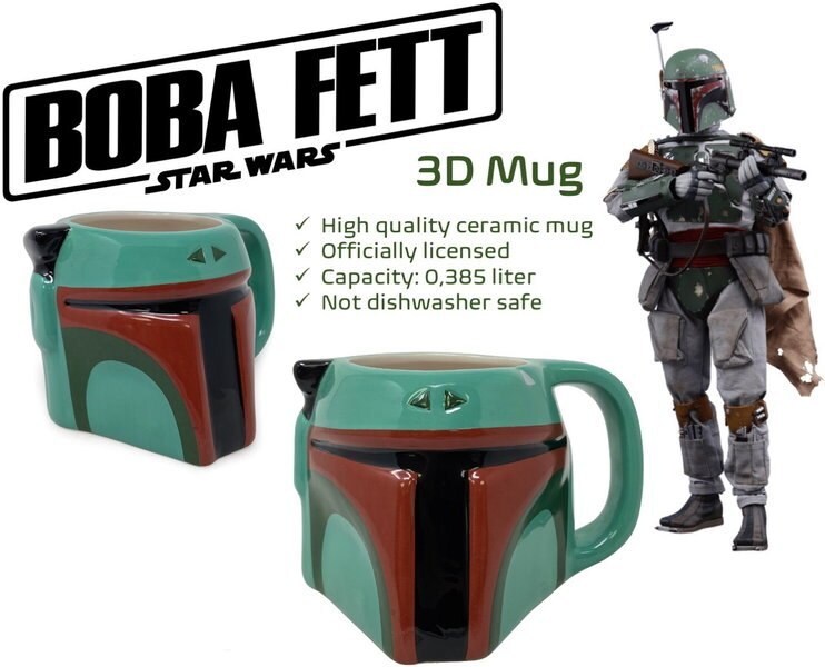 Kubek 3D Gwiezdne Wojny Boba Fett - 4