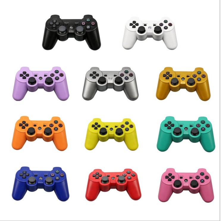 Bluetooth wireless Controller For SONY PS3 Gamepad For Play Station 3 Wireless Joystick For Sony Playstation 3 PC Gold - 1