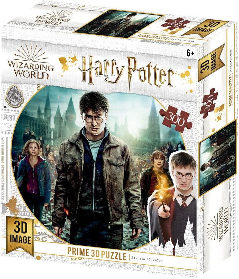 Harry Potter: Magiczne puzzle - Złota Trójka (300 elementów) - 1