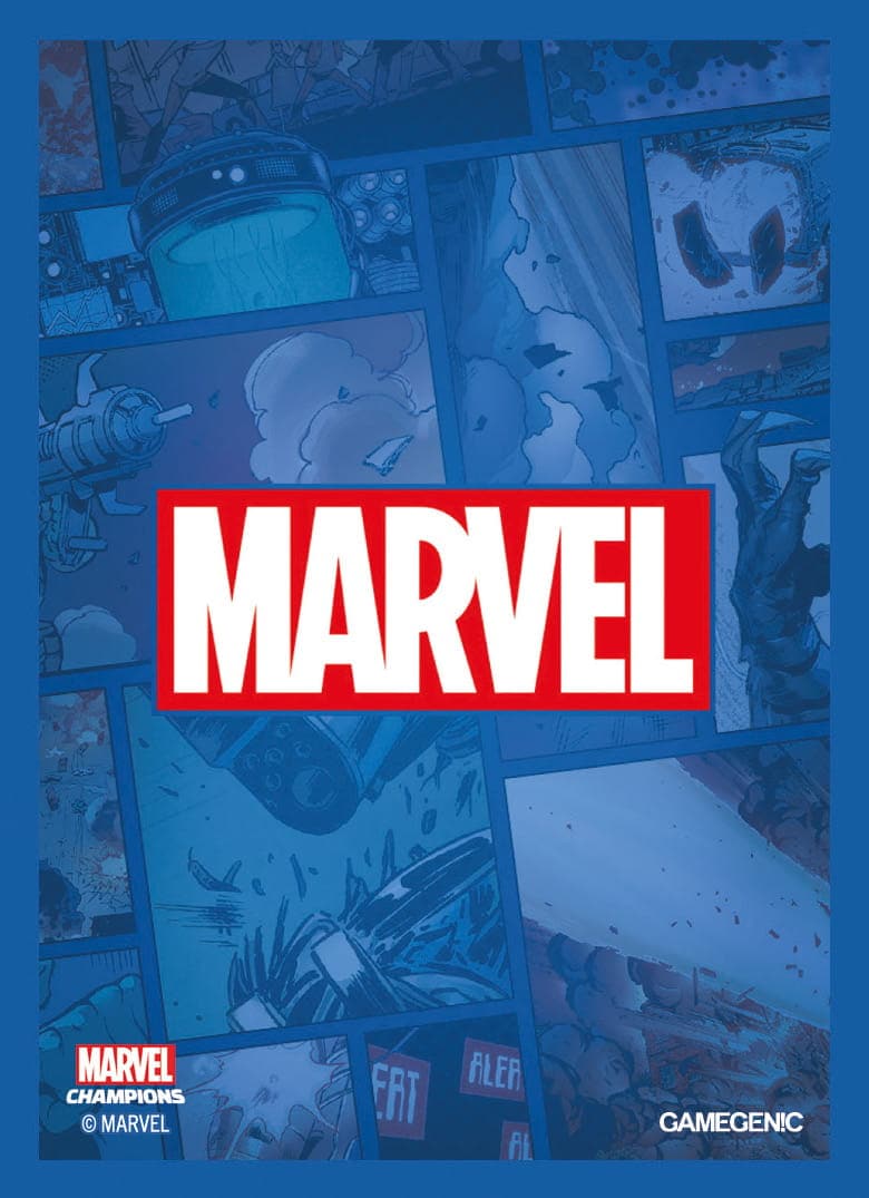 Gamegenic: Marvel Champions Art Sleeves (66 mm x 91 mm) Blue 50+1 szt. - 1
