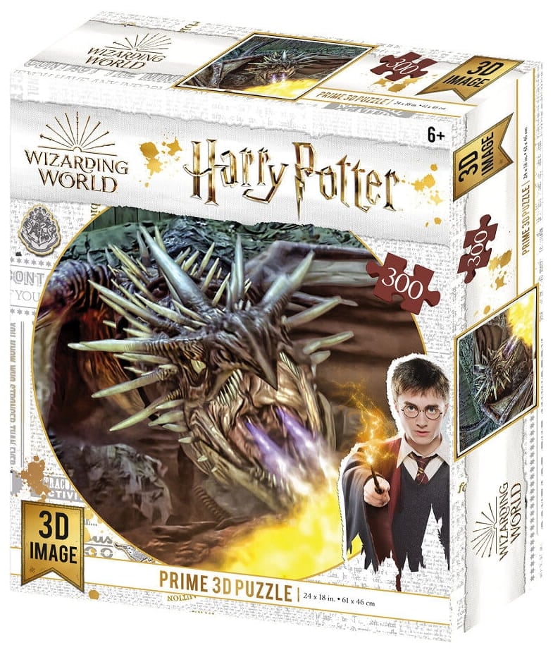 Harry Potter: Magiczne puzzle - Rogogon Węgierski (300 elementów) - 1