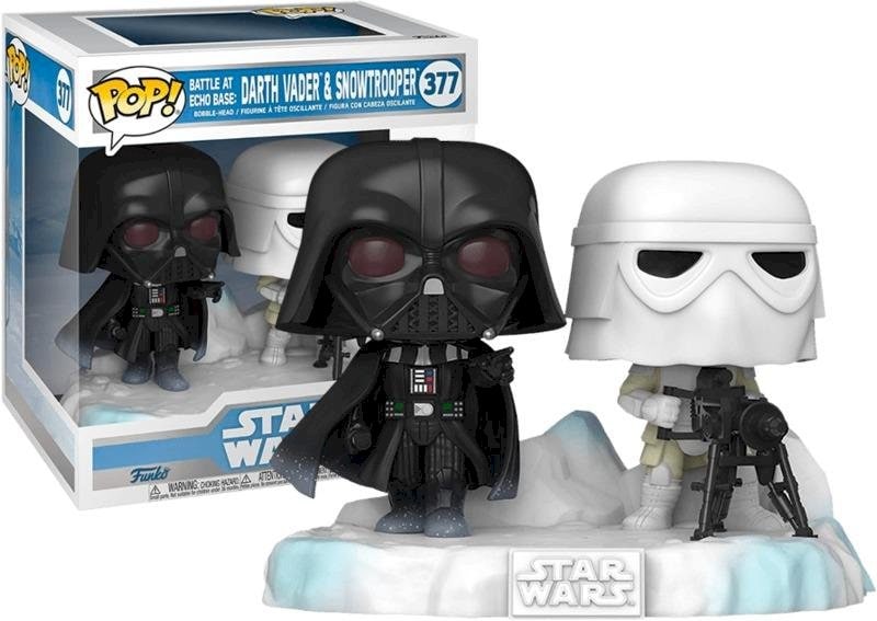 Star Wars Funko pop Darth Vader & Storm Trooper 377 Exc - 1