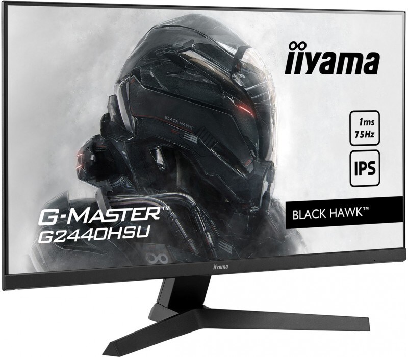 Monitor iiyama G-Master G2440HSU-B1 24" IPS, 1ms, 75Hz, FreeSync, HDMI, DisplayPort - 4