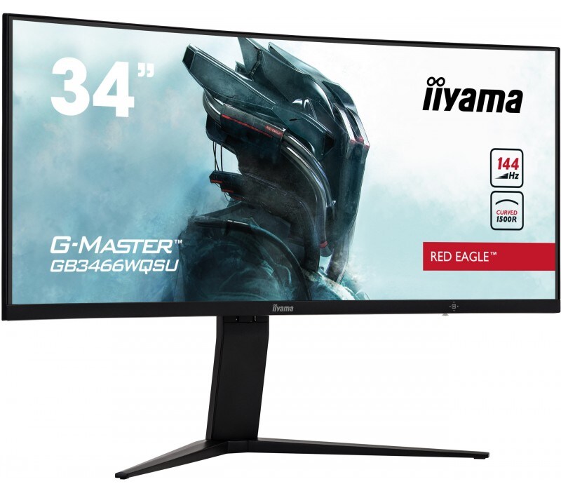 Monitor iiyama G-Master GB3466WQSU-B1 Red Eagle 34" VA, 144Hz, 1ms, curved, FreeSync Premium Pro - 3