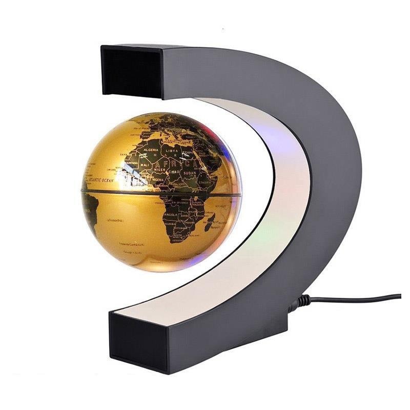 2021 loatingx Magnetic Levitation Globe LED World Map Electronic Antigravity Lamp Novelty Ball Light Home Decoration Bir - 2