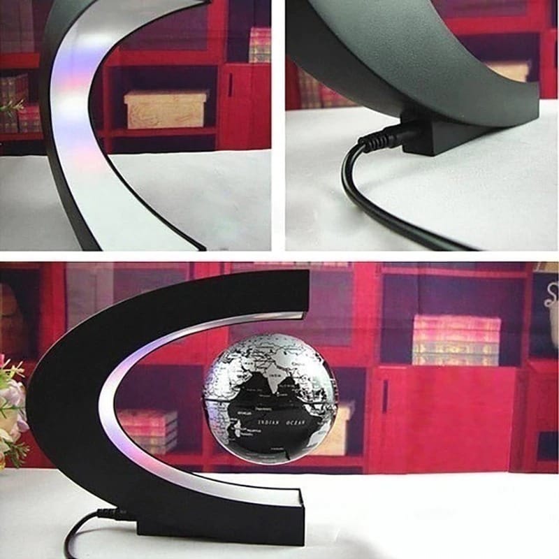 2021 loatingx Magnetic Levitation Globe LED World Map Electronic Antigravity Lamp Novelty Ball Light Home Decoration Bir - 6