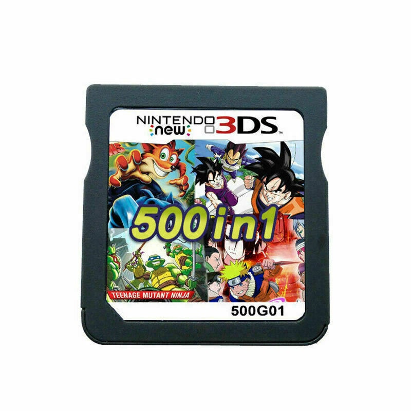 500 in 1 Video Game Cartridge Compilation Card For DS 2DS 3DS NDSL NDSI Console Nintendo 3DS - 2