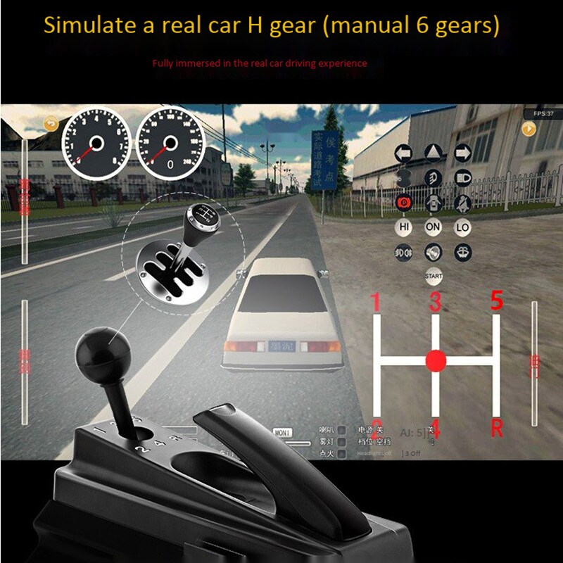 Buy 900 Degree Racing Games Steering Wheel Computer Learning Car