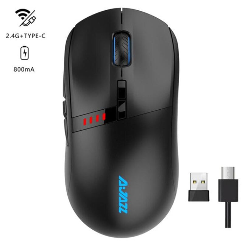 Ajazz i305Pro RGB Wireless Gaming Mouse Black - 4