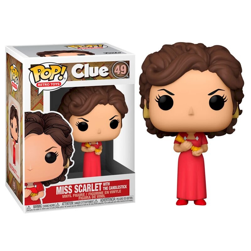 Clue Funko POP Miss Scarlet with Candlestick 49 - 1