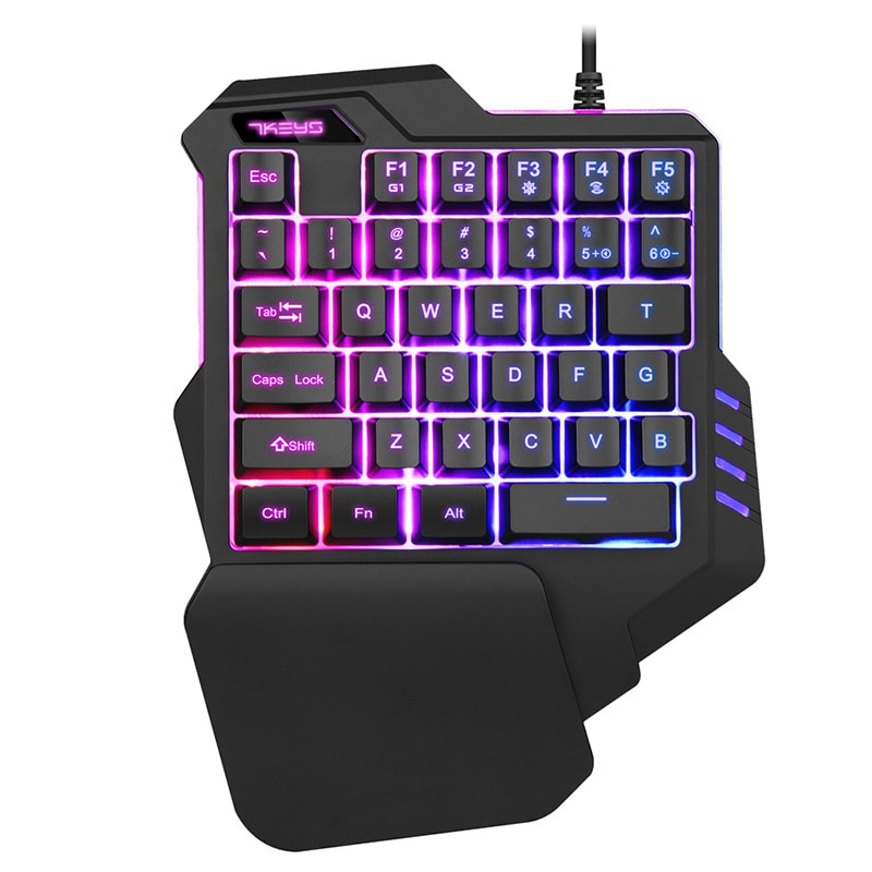 Buy G30 Wired Gaming Keypad with LED Backlight 35 Keys One-handed