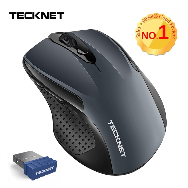 Original TeckNet Pro 2.4G Wireless Mouse 6 Buttons 2600 DPI  Blue - 1