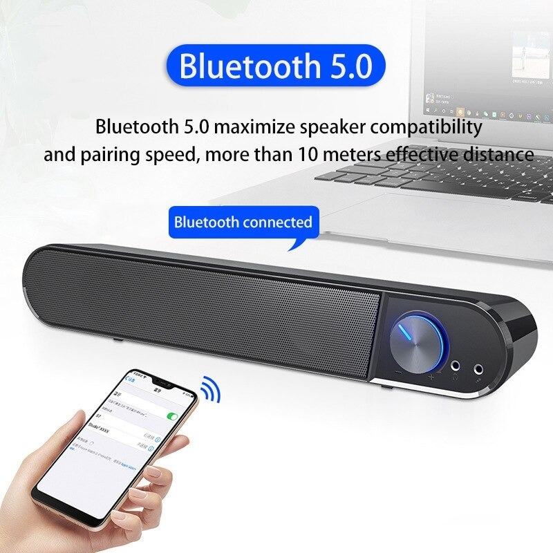 Soundbarx Altavoces Bluetooth Speakers Caixa De Som Amplificada Microphone Barre De Son pour TV Home Theater Alto-falant - 4