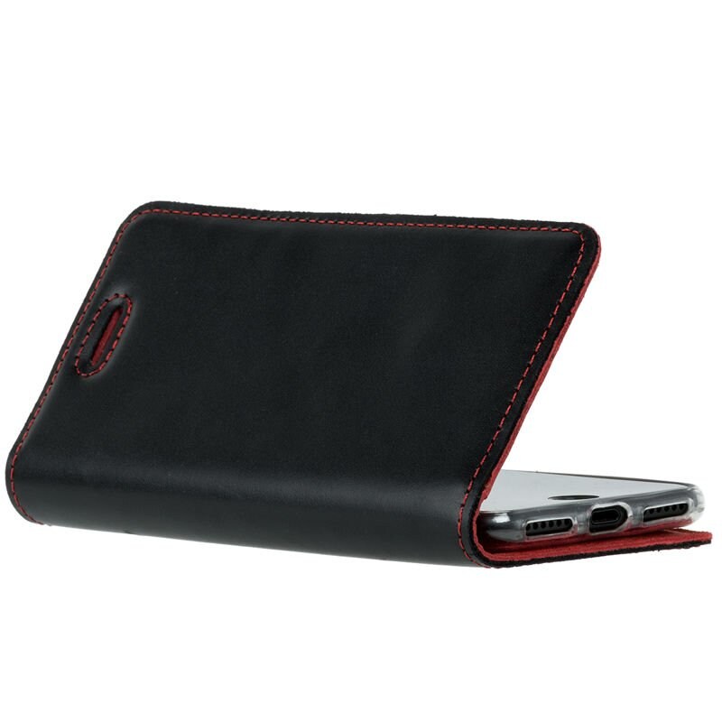Surazo® Back Case Genuine Leather for phone Xiaomi Redmi Note 9 Pro - Smart magnet RFID - Costa Schw - 5