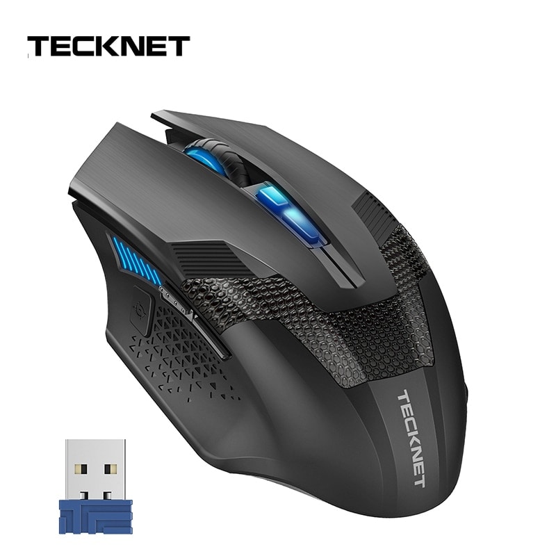 TeckNet Programmable Gaming Wireless Mouse 2.4GHz 8 Buttons - 1