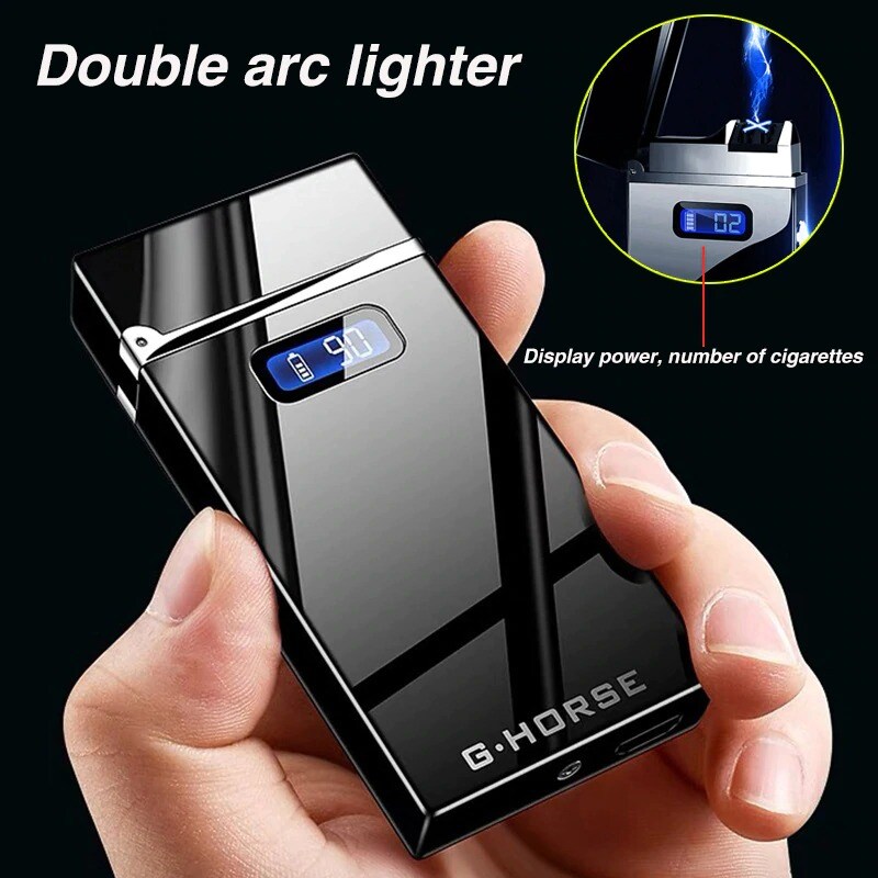 Buy Usb Electronic Charging Lighter Dual Arc Plasmax Cigarette Lighter Led Power Windproof Electric Pulse Torch Lighters Gad Cheap G2a Com