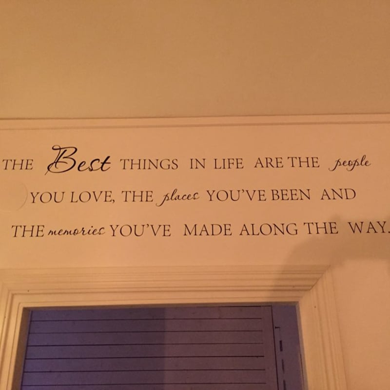 Wall Art Home The Best Things In Life Vinyl Wall Stickers ~ Love Memories Quote | Large Size New - 6