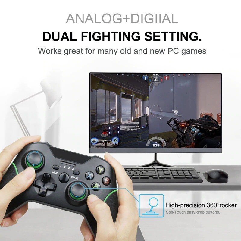 Buy Wireless Controller For Xbox One Pc And Android Smartphones Gamepad Black Cheap G2a Com