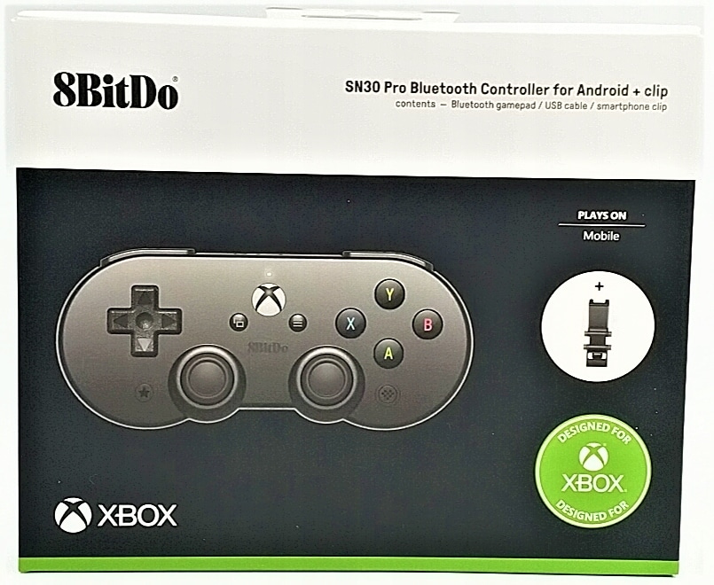 8BitDo SN30 Pro XBOX Game Pass Pad + Clip Android - 1